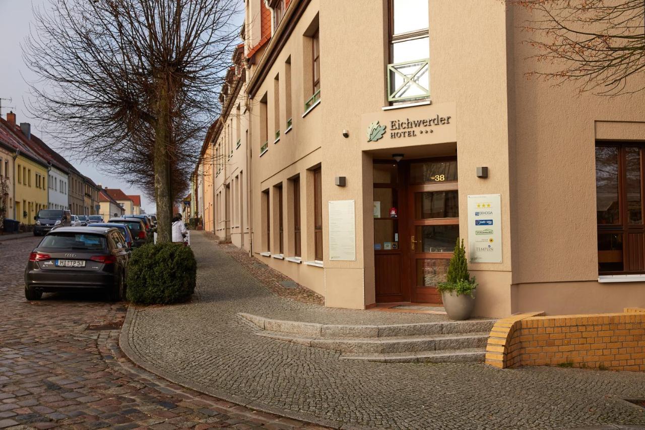 Hotel Garni Zum Eichwerder Templin Exterior foto